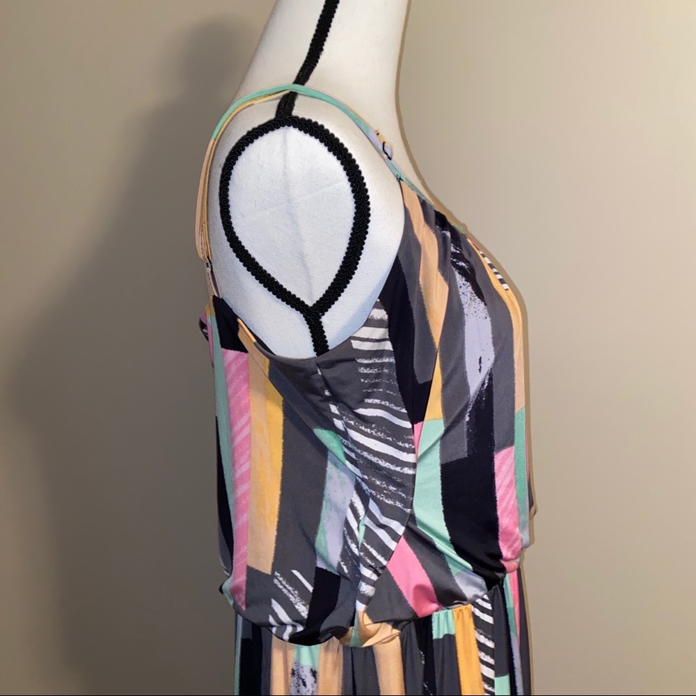 Style & Co Sleeveless Abstract Pattern Dress - Picture 3 of 5